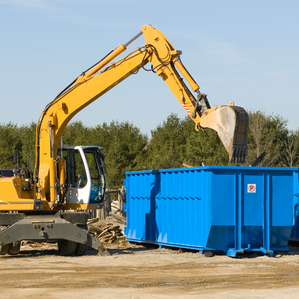 what kind of customer support is available for residential dumpster rentals in Burnt Prairie